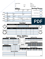 OSRIC Character Sheet 2