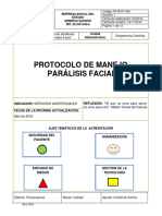 M-GH-P-045 Protocolo Manejo Parálisis Facial