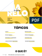 Setembro Amarelo Apresentação para Psicólogo Minimalista