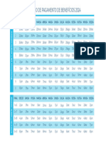 Calendario de Pagamento Beneficios INSS 2024 1