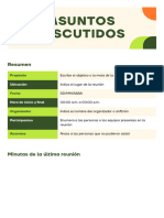 Minuta de Reunión Estándar Corporativo Amigable Verde y Naranja - 20240214 - 154032 - 0000