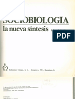 Edward O. Wilson. Sociobiología, la nueva síntesis