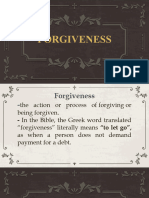 Forgiveness