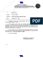 Memo To D, CIDG Re Letter From Manuel Lapid