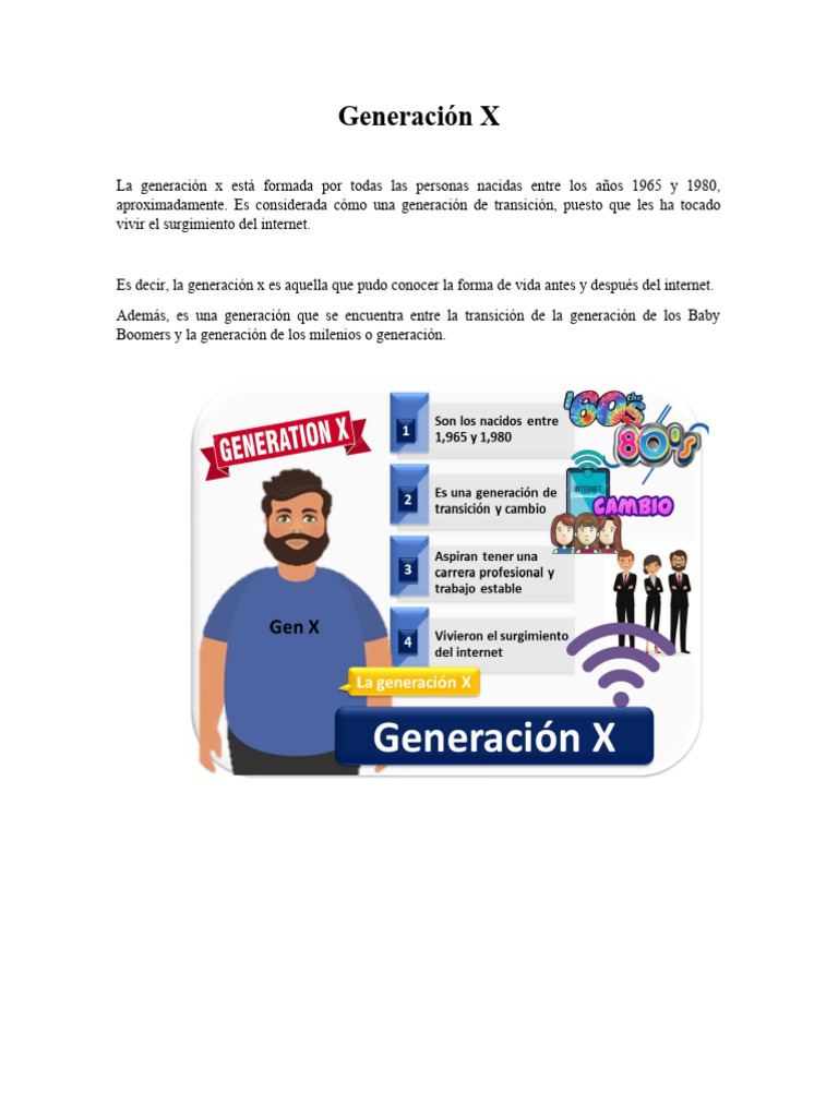 Generación X | PDF | Internet