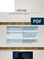 Ser - Estar Características Permanentes y Temporales