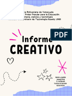 Informe Creativo Sobre La Linea.