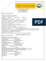 Revision Practice Sheets Class 11 TH