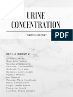 BSN 1A Group 2 Urine Concentration Written Report PDF