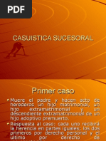 CASUSITICA ORDENES HEREDITARIOS
