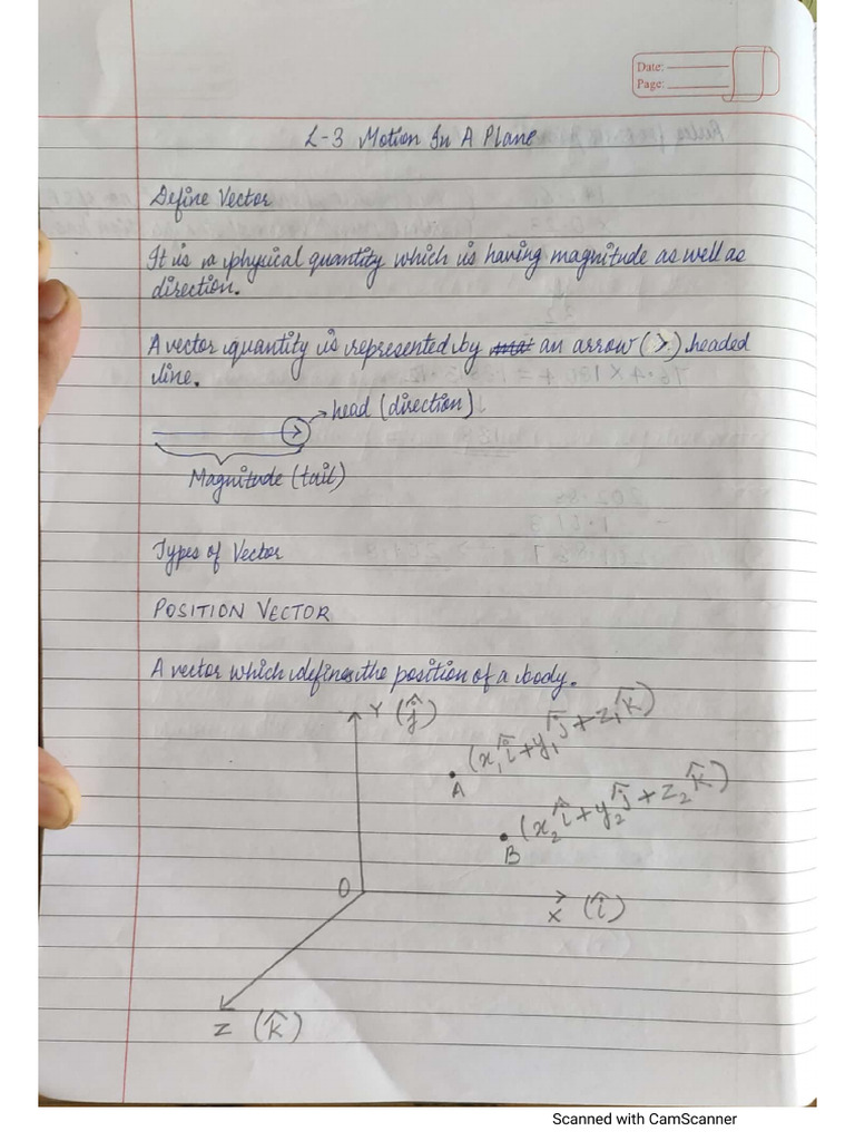 Motion of Plane | PDF