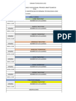 Asistencia de Semana Tec