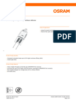 Product Datasheet: Low-Voltage Halogen Lamps Without Reflector