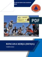 Rencana Kerja (Renja) : Badan Penanggulangan Bencana Daerah Kabupaten Kebumen