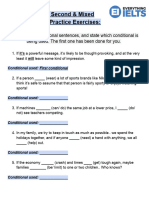 059 Conditionals Worksheet (Zero, First, Second, Mixed)