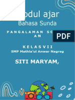 Modul Ajar Pangalaman Sorangan