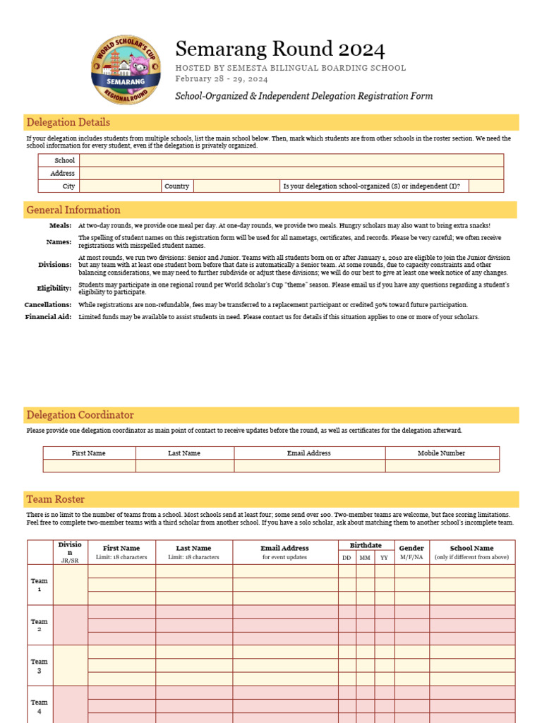 Semarang 2024 Registration Guide | PDF | Credit Card