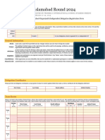 WSC Islamabad Round Registration Form 2024