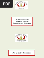 Preoperative and Postoperative Care Guidelines | PDF | Anesthesia | Surgery