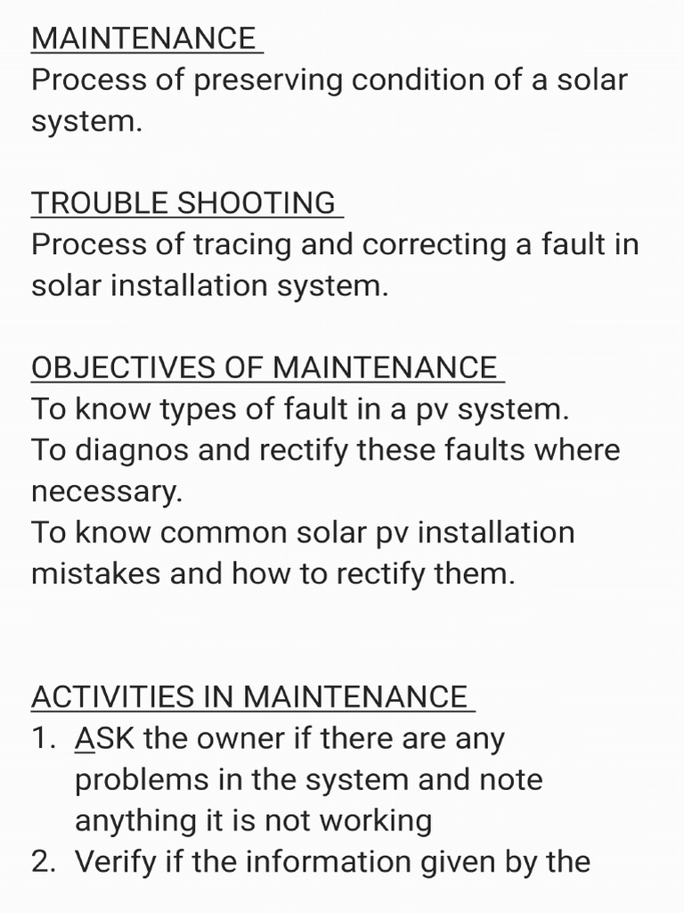 Solar Installation System Pdf