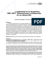 filosofía ambiental en la Argentina ALICIA IRENE