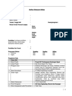 Format CV Apbn - Bahasa