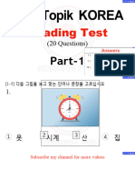 Reading Part 1 To 5 (100) Questions