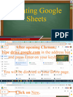 How To Create A New Sheets and Docs