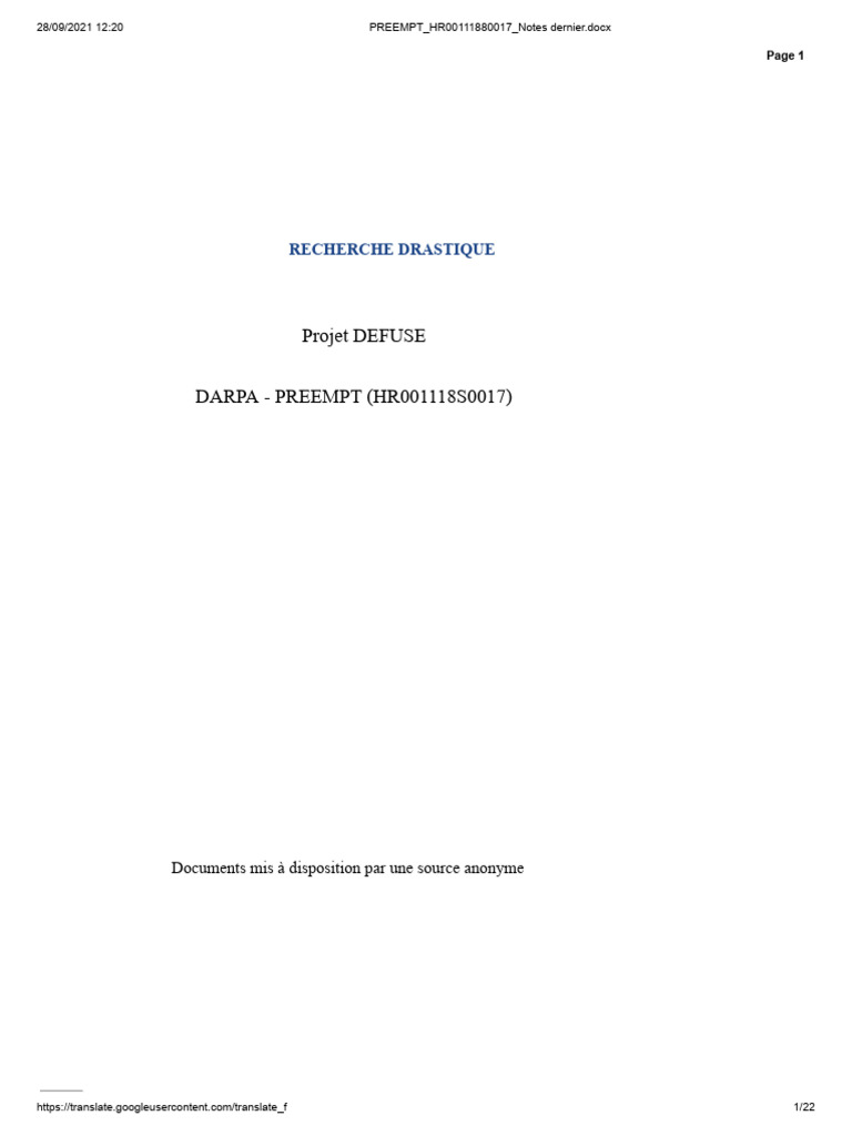 Projet DEFUSE : Analyse et enjeux éthiques | PDF | Vaccins | Chauve-souris