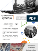 Migración en El Siglo XIX y XX