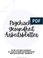 Ultimate Mental Health Worksheets Pack German