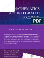 Mathematics Art Integrated Project: Meeza Durrani 10 A Roll No. 34