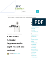 5 Best AMPK Activator Supplements (In-Depth Research and Reviews)