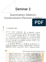 S 2 Suprematism & Constructivism (Malevic, Pevsner, Gabo)