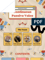 Continuous Passive Voice