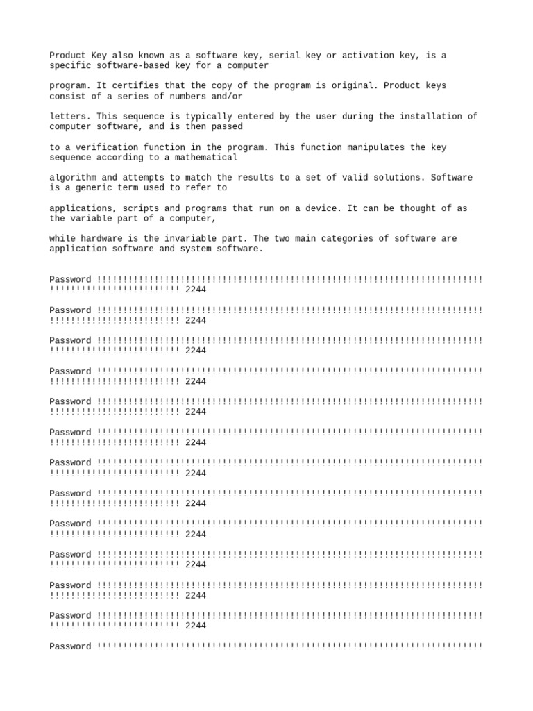 Understanding Product Keys for Software | PDF | Software | Programming