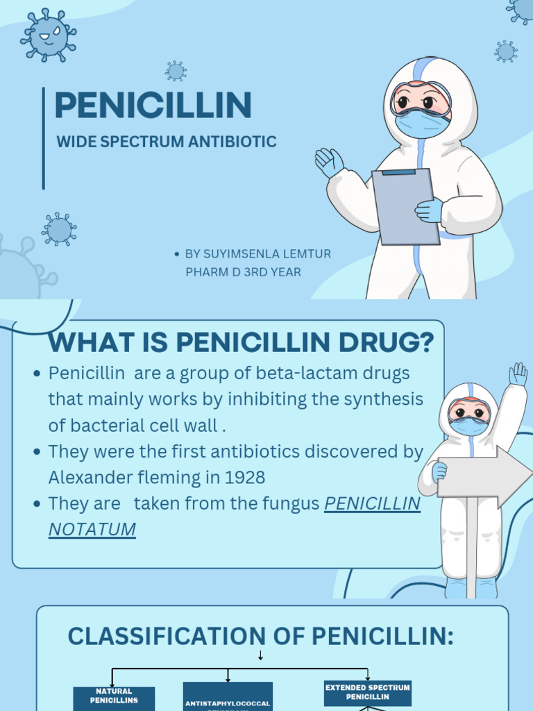 Presentation On Penicillin Antibiotics Pdf Penicillin Medical