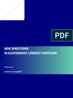 Andrea Campbell (Editor) - New Directions in Ecofeminist Literary Criticism-Cambridge Scholars Publishing (2008)