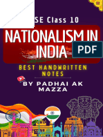 Nationalism in India 2023 Padhai Ak Mazza Notes