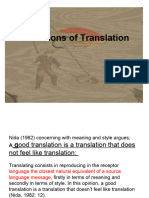 Definition and Types of Translation