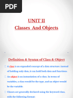 Object Oriented Programming