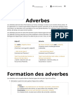 Adverbes - Grammaire - Deutsch - Info