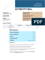 Electricity Bill