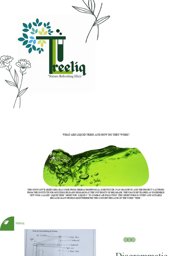 Liquid Trees: Innovative Air Pollution Solution | PDF | Economy And The ...
