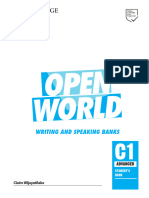 Open World Advanced Writing and Speaking Bank