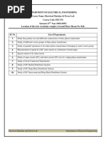 Electrical Machine and Power Lab New 1