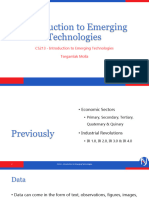 Introduction To Emerging Technologies