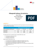 Prova Olimpiadi Statistica