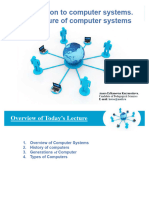 Lecture 2. Introduction To Computer Systems. Architecture of Computer Systems.