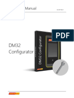 Manual For dm32 Configurator Software